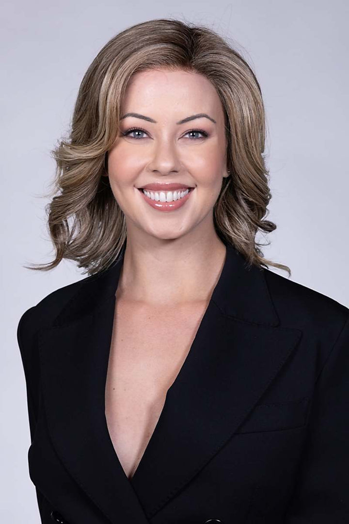 Kennedy Hand Tied Wig by Belle Tress | Heat Friendly | Double Mono Top (Left Parting)