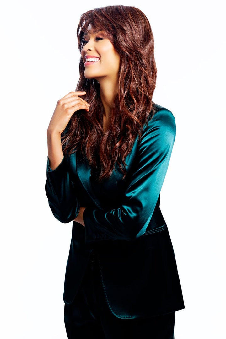 California Beach Waves Wig by TressAllure | Heat Friendly Synthetic |