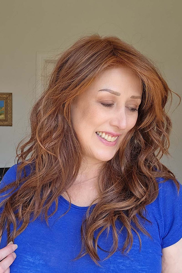 California Beach Waves Wig by TressAllure | Heat Friendly Synthetic |