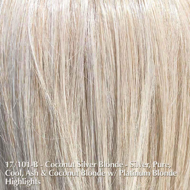Lace Front Mono Top Straight 18 Topper by Belle Tress | Synthetic Heat