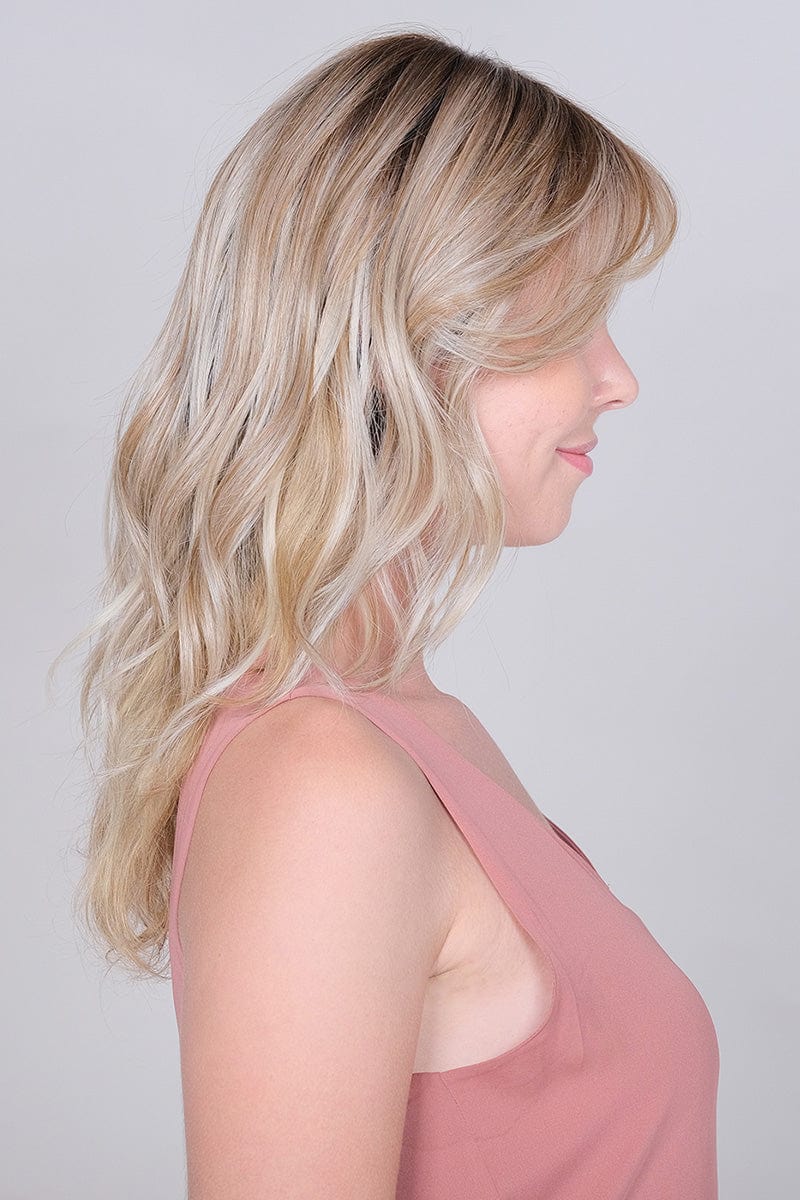 Lace Front Mono Topper Peerless 16 By Belle Tress | Synthetic Heat FriLace Front Mono Topper Peerless 16