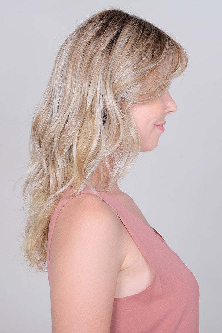Lace Front Mono Topper Peerless 16 By Belle Tress | Synthetic Heat FriLace Front Mono Topper Peerless 16