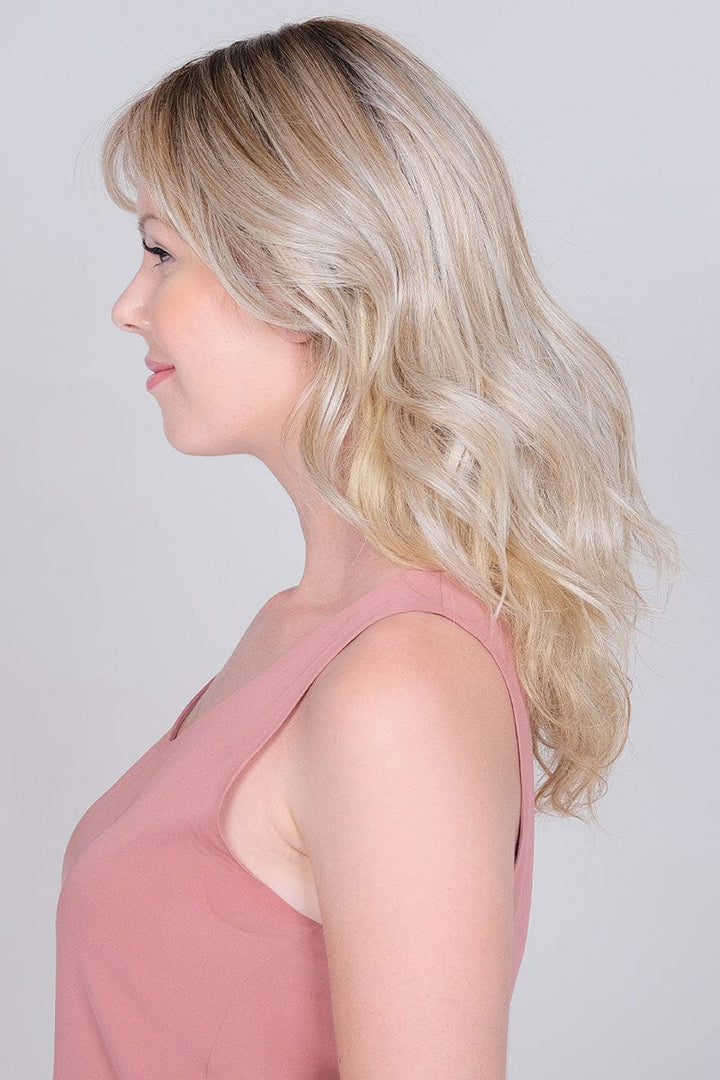 Lace Front Mono Topper Peerless 16 By Belle Tress | Synthetic Heat FriLace Front Mono Topper Peerless 16