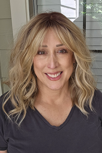 OPEN BOX Maeve by Jon Renau | Heat Friendly Synhthetic | Lace Front (Mono Part) 12FS8 Shaded Praline