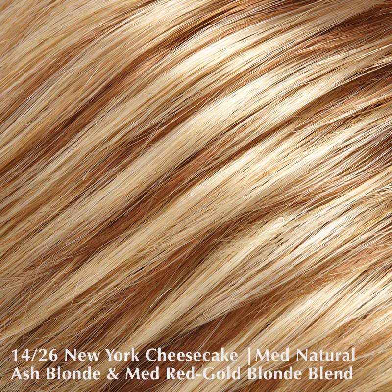 14/26 New York Cheesecake | Medium Natural-Ash Blonde & Medium Red-Gold Blonde Blend