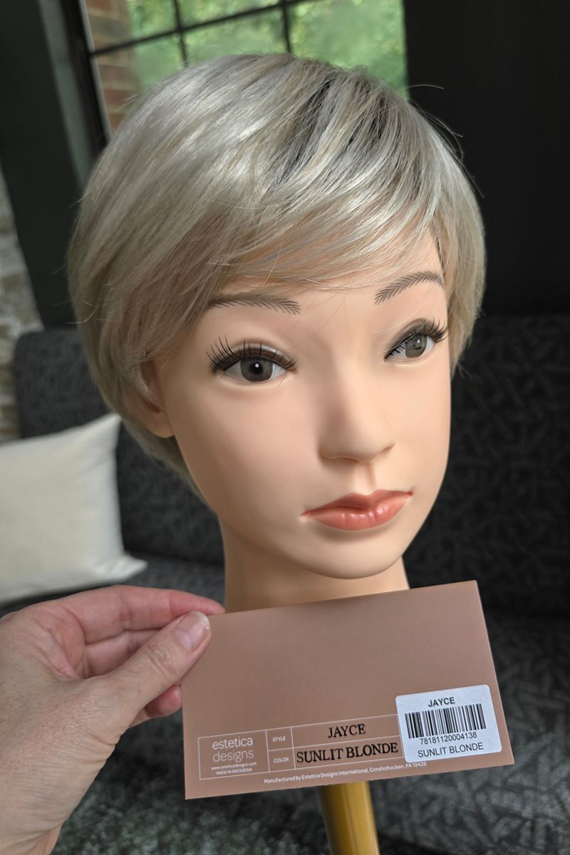 Jayce Wig by Estetica 16/88/60 RT12 | Soft Blend of Sandy Blonde, Lightest Blonde & Iced Blonde with a Light Golden Brown Roo