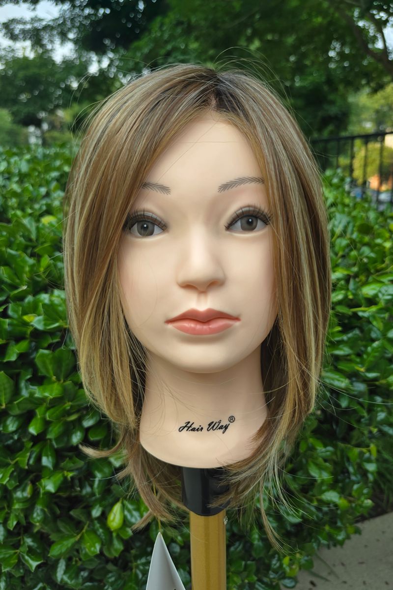 FS26/31S6 (Salted Caramel) | Medium red brown with copper blonde highlights with brown roots.