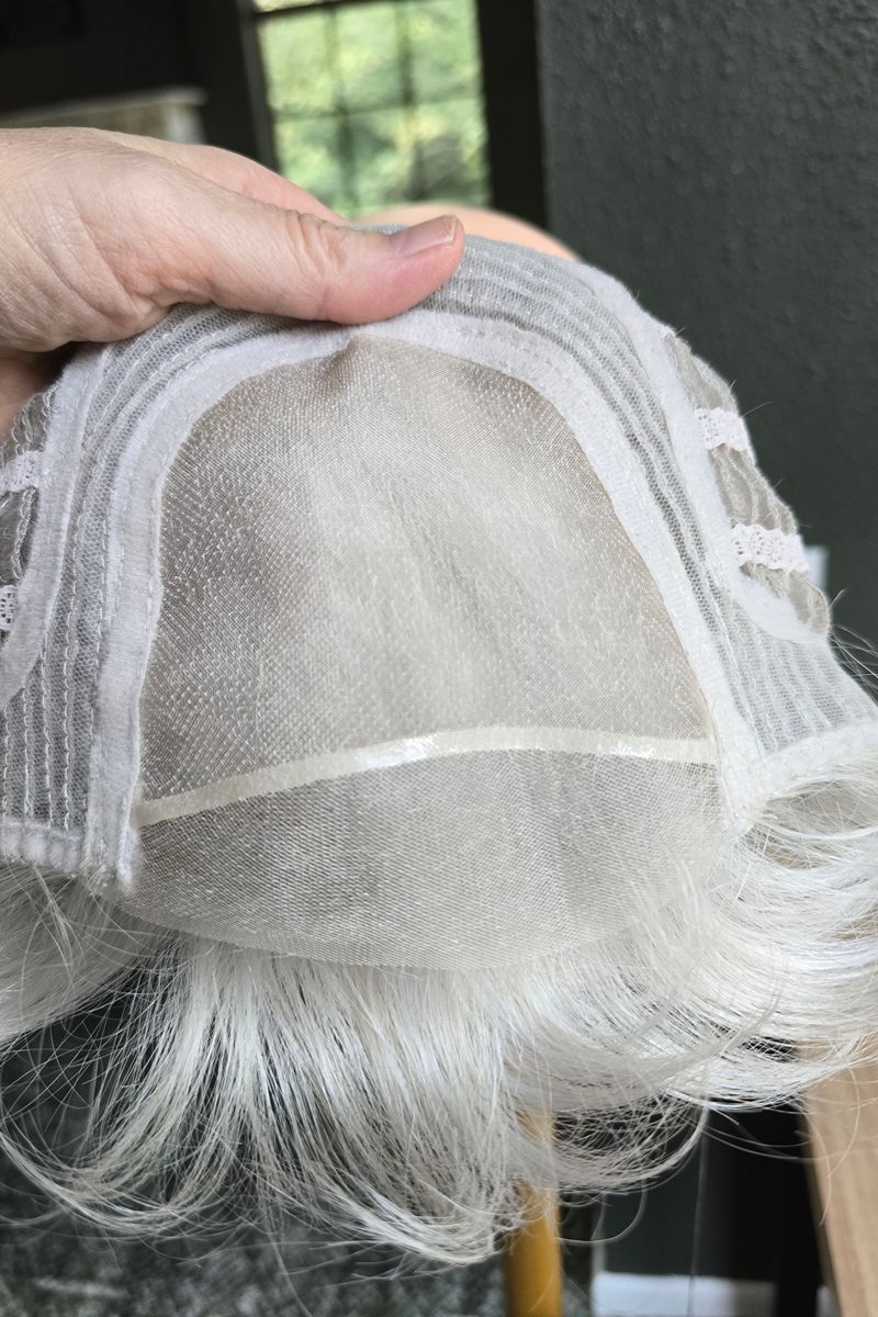 OPEN BOX Apart Mono Wig in Snow Mix by Ellen Wille | Synthetic Lace Front Wig (Mono Top)