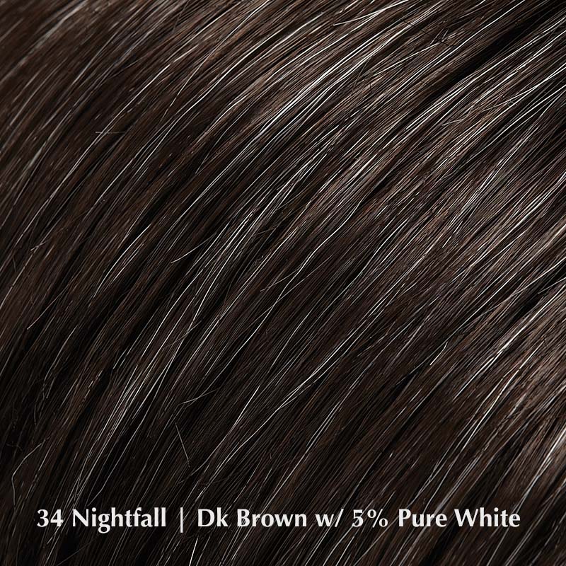 34 Nightfall | Dark Brown with 5% Pure White