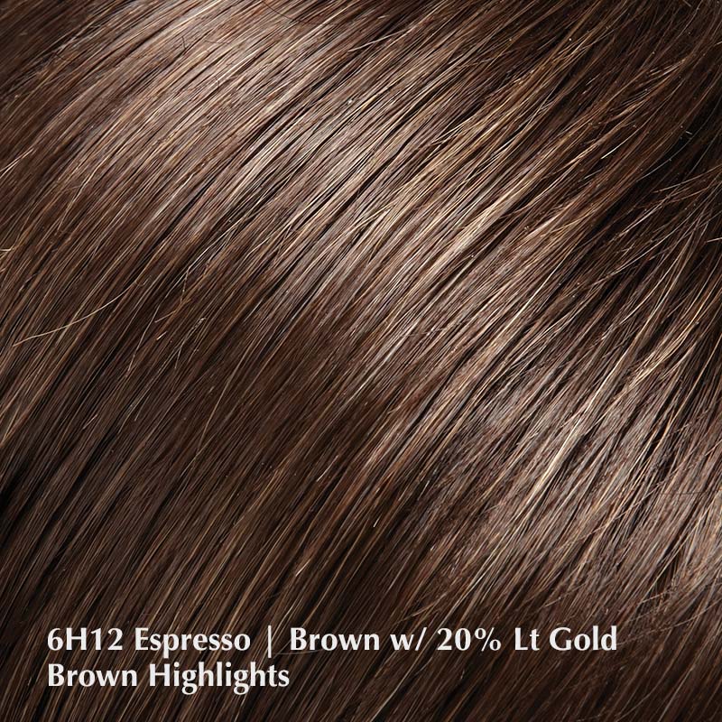 6H12 Espresso | Brown with 20% Light Gold Brown Highlights