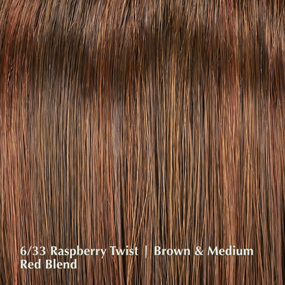 6/33 Raspberry Twist | Brown & Medium Red Blend