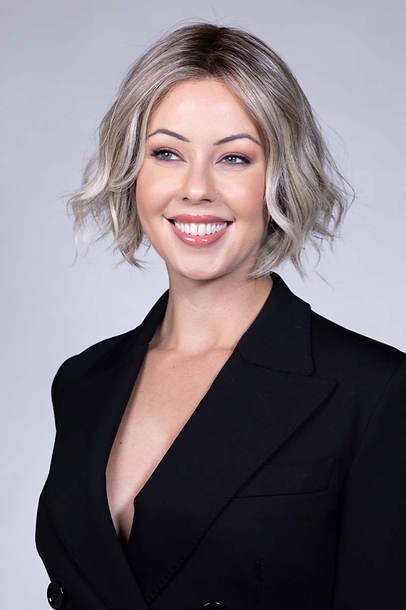 Austen by Belle Tress | Heat Friendly | Double Mono Top (Left Parting)