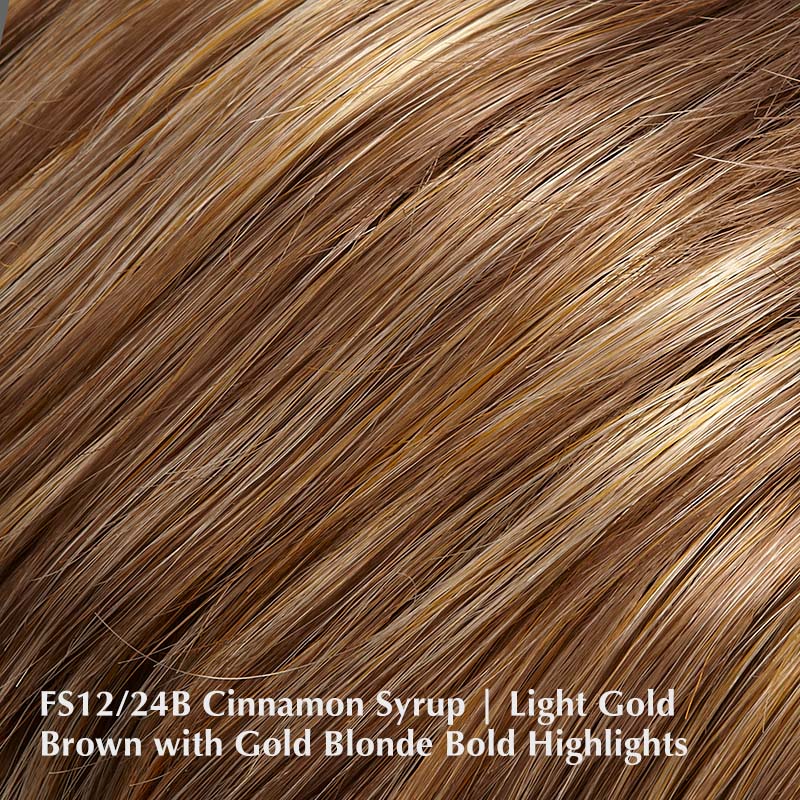 FS12/24B Cinnamon Syrup | Light Gold Brown with Gold Blonde Bold Highlights
