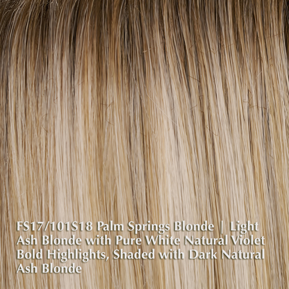 FS17/101S18 Palm Springs Blonde | Light Ash Blonde & Pure White Blend, Shaded with Dark Natural Ash Blonde