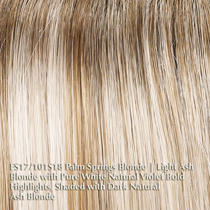 FS17/101S18 Palm Springs Blonde | Light Ash Blonde & Pure White Blend, Shaded with Dark Natural Ash Blonde