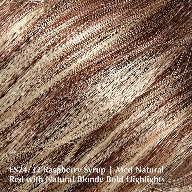FS24/32 Raspberry Syrup | Medium Natural Red with Natural Blonde Bold Highlights