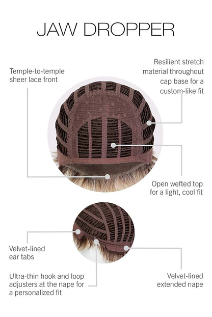 Jaw Dropper by Gabor | Heat Friendly Synthetic | Lace Front Wig