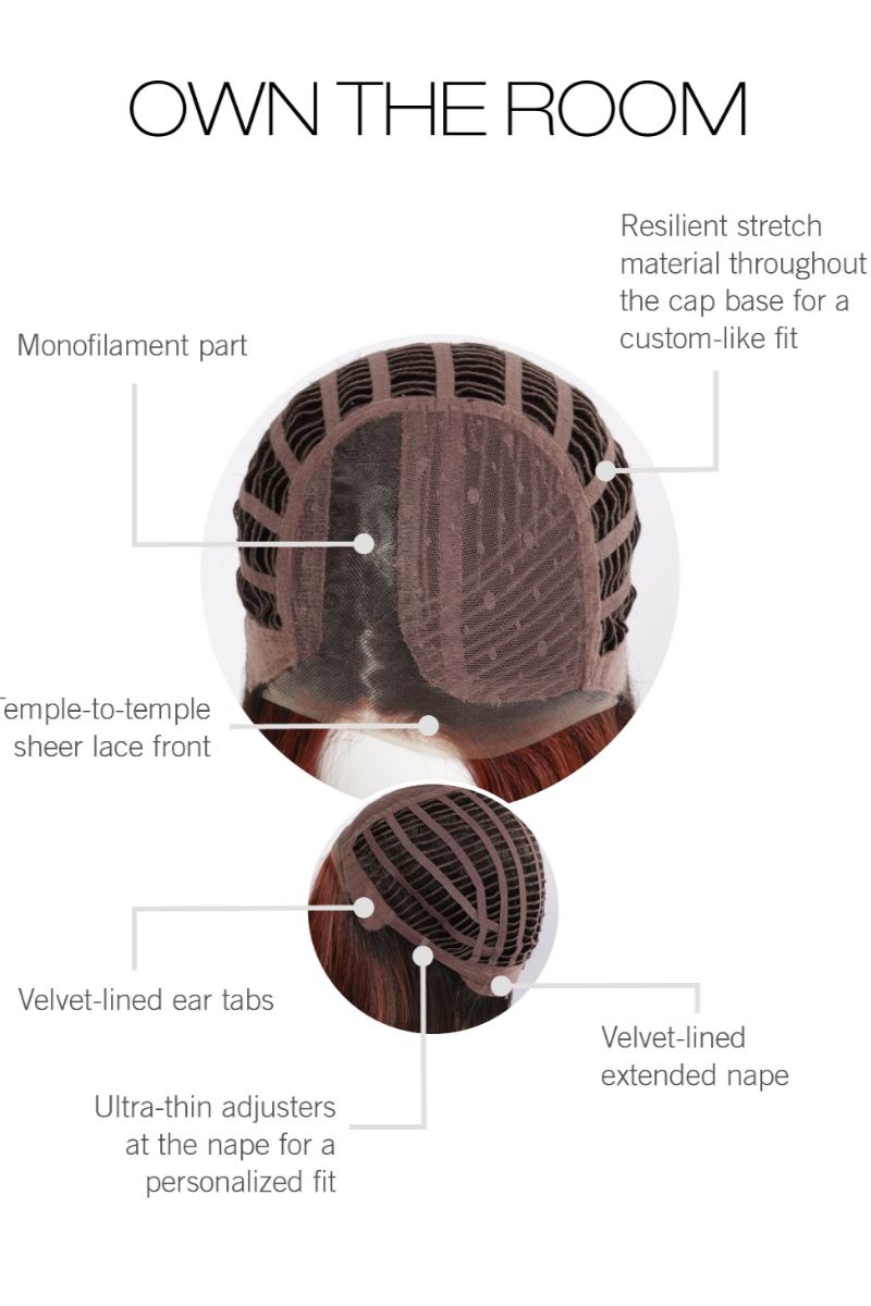 Own the Room Luxury by Gabor | Heat-Friendly Lace Front Wig (Hand-Tied Top)