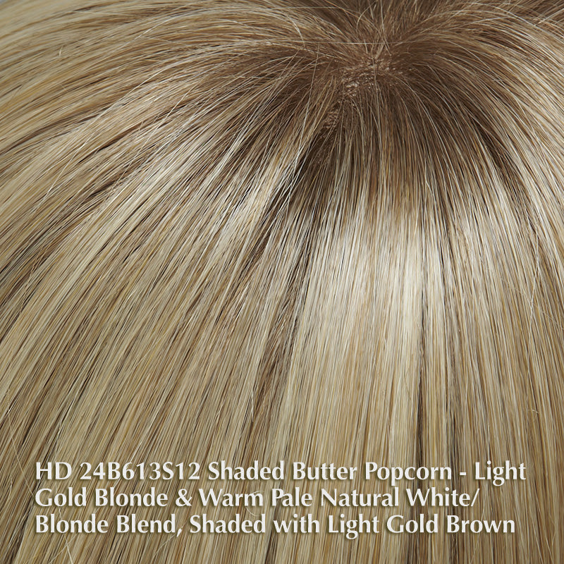 easiFringe (HD) by Jon Renau | Heat Friendly Synthetic Clip in Bangs (Mono Base)