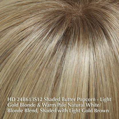 easiFringe (HD) by Jon Renau | Heat Friendly Synthetic Clip in Bangs (Mono Base)