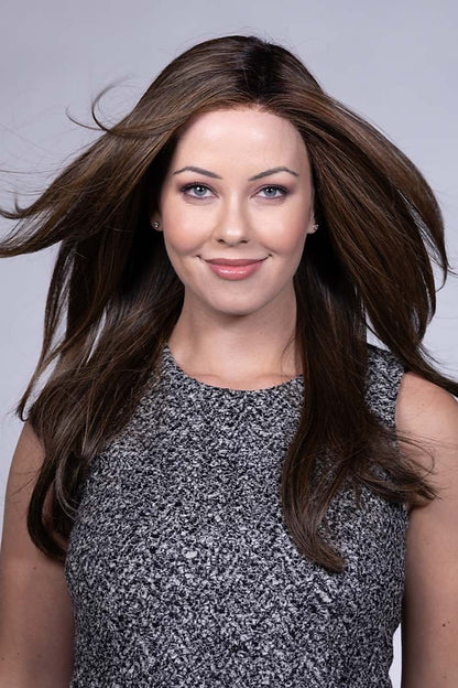 Katniss by Belle Tress | Heat Friendly | Double Mono Top (Left Parting)