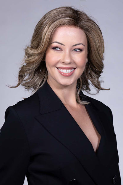 Kennedy Hand Tied Wig by Belle Tress | Heat Friendly | Double Mono Top (Left Parting)