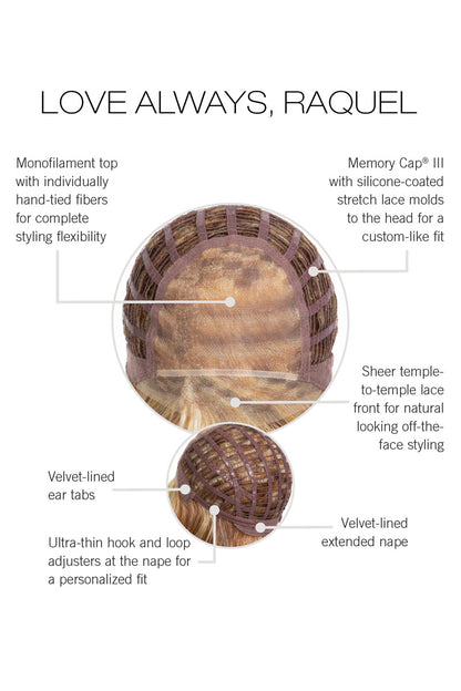 Love Always Wig by Raquel Welch | Heat Friendly Synthetic | Lace Front (Mono Top)