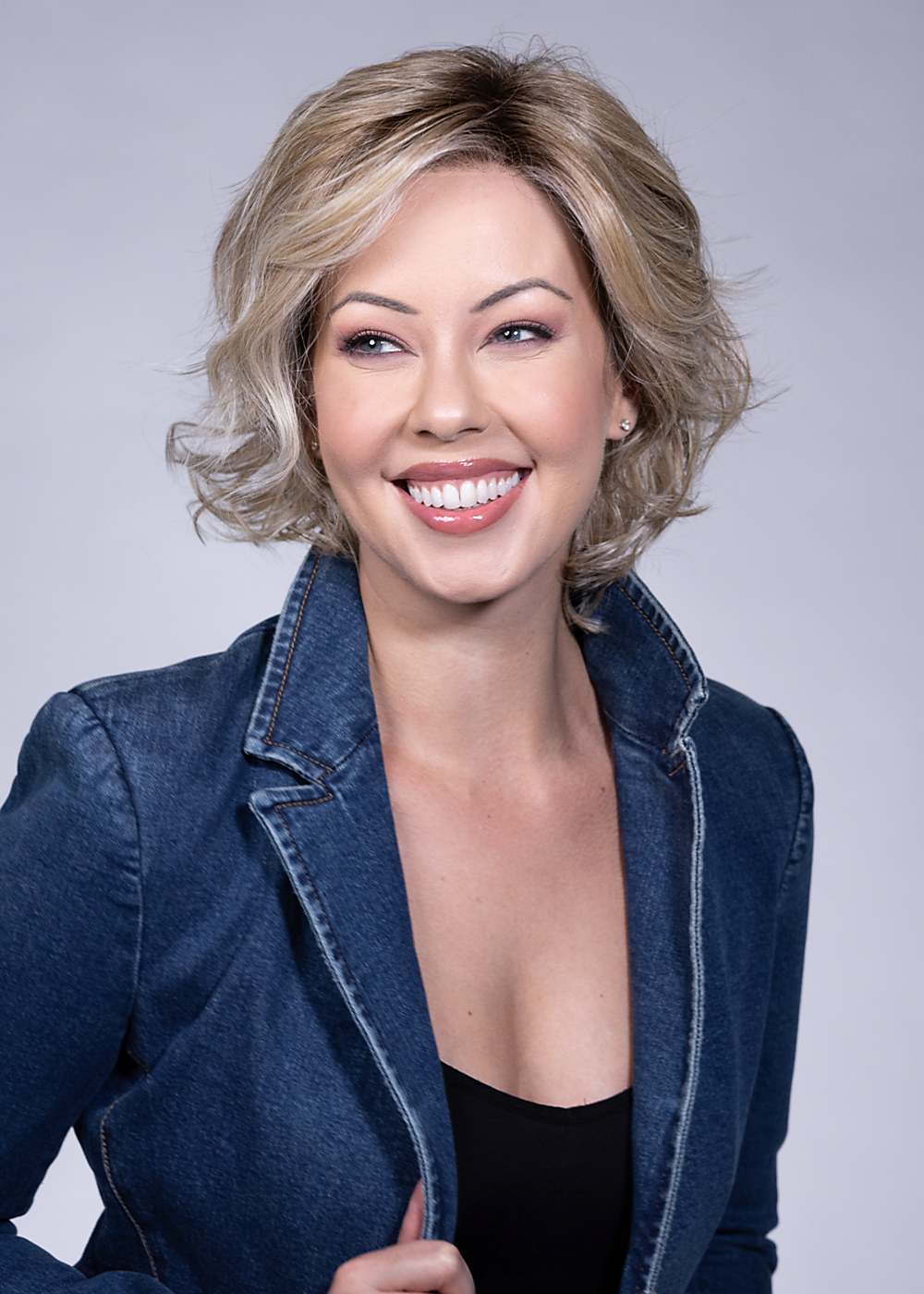 Monroe by Belle Tress | Heat Friendly | Double Mono Top (Left Parting)