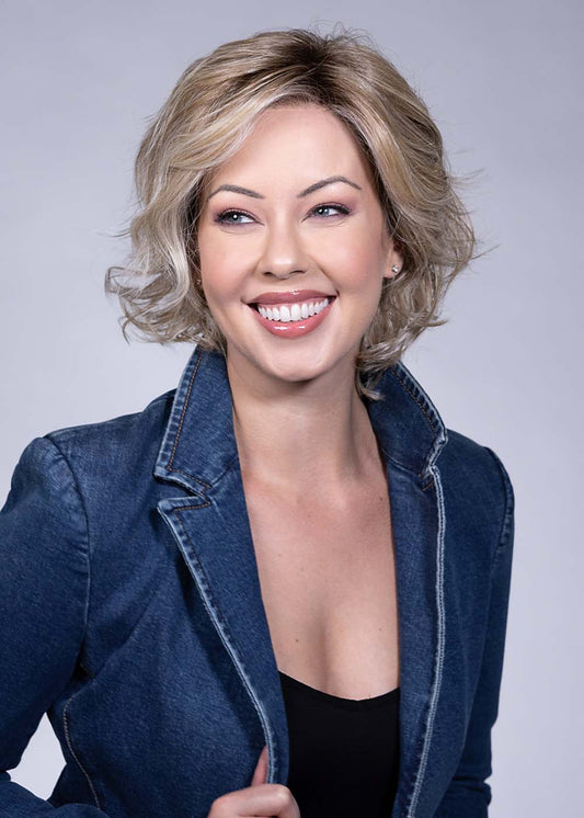 Monroe by Belle Tress | Heat Friendly | Double Mono Top (Left Parting)