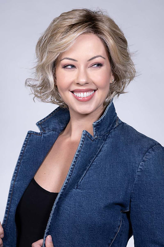 Monroe by Belle Tress | Heat Friendly | Double Mono Top (Left Parting)