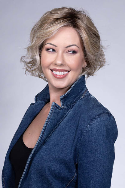 Monroe by Belle Tress | Heat Friendly | Double Mono Top (Left Parting)