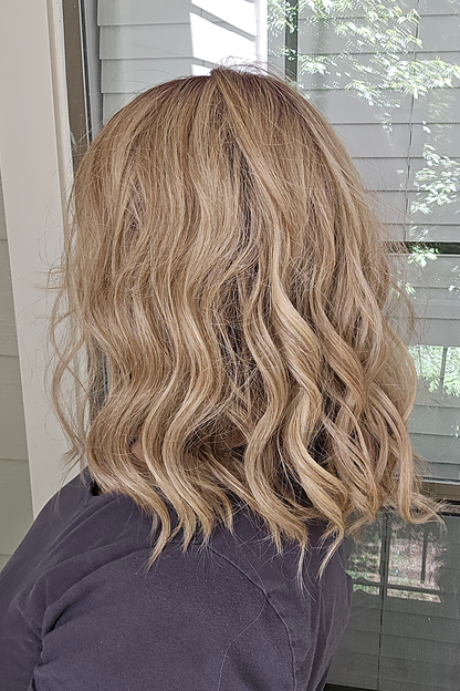 OPEN BOX Maeve by Jon Renau | Heat Friendly Synhthetic | Lace Front (Mono Part) 12FS8 Shaded Praline