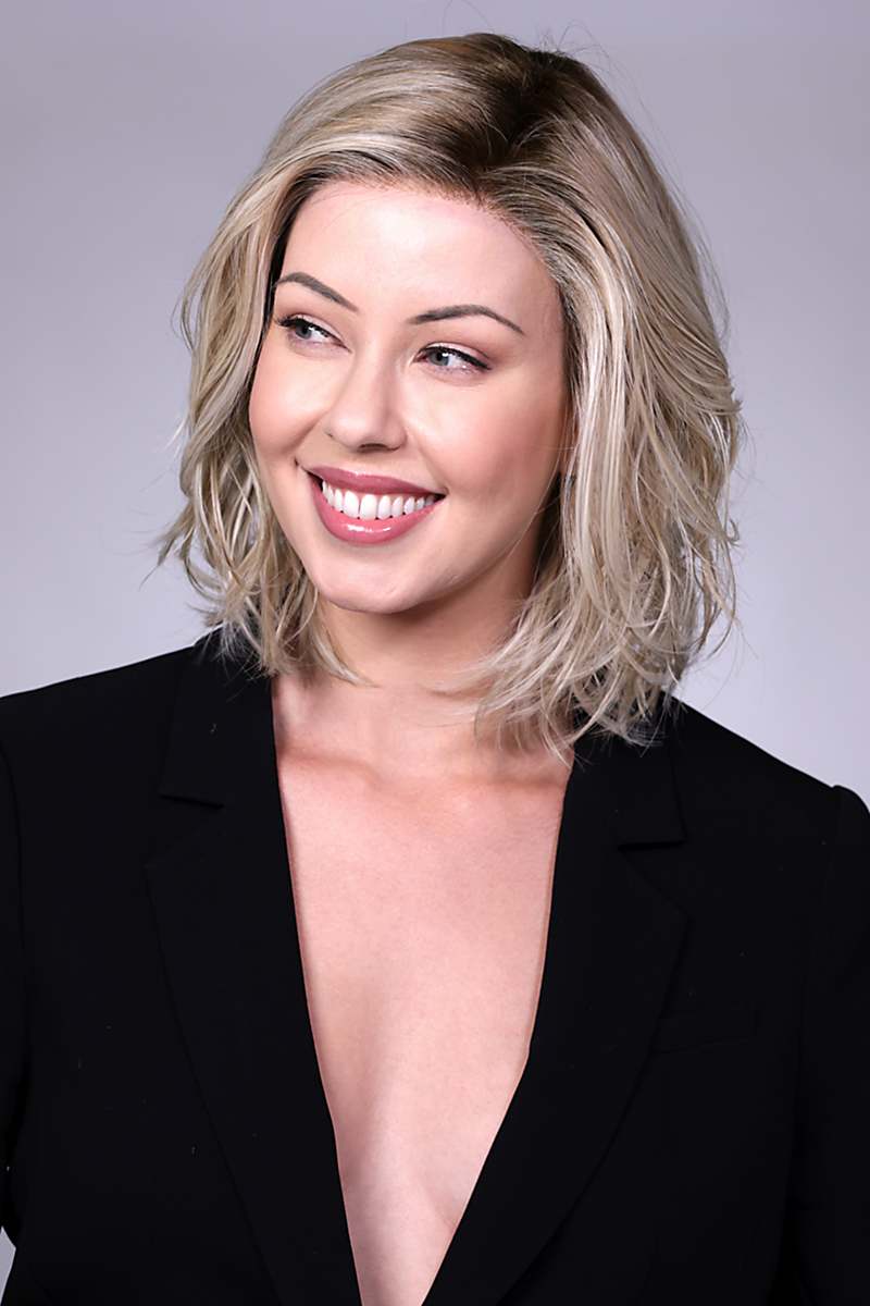 Park Ave Wig by Belle Tress | Heat Friendly Synthetic | Extended Lace Front (Mono Part)