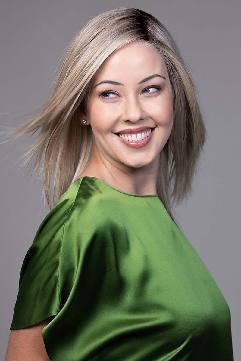 Peppermint Wig by Belle Tress | Synthetic Heat Friendly Wig | Extended Lace Front (Mono Part)