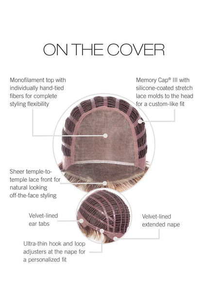 On The Cover Wig by Raquel Welch | Heat Friendly Synthetic | Lace Front Wig (Mono Top)