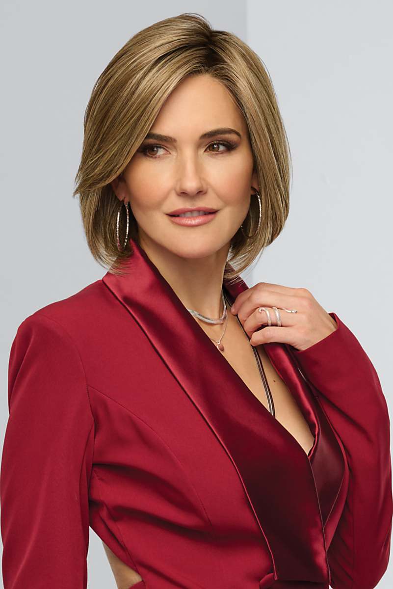 Straight Up With a Twist Elite by Raquel Welch | Heat Friendly Synthetic | Lace Front Wig (Mono Top)