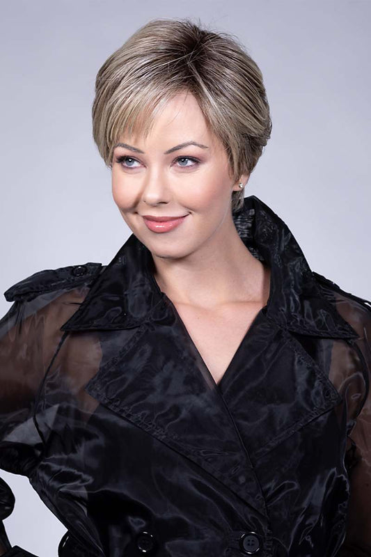 Spencer Hand Tied by Belle Tress | Heat Friendly | Double Mono Top (Left Parting)