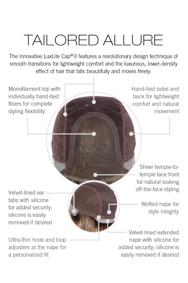 NEW Tailored Allure by Raquel Welch | Featherlite® Heat Styleable| Lace Front (Mono Top)