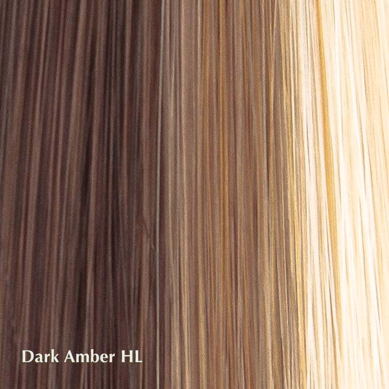 Alexa Wig by TressAllure | Synthetic Wig (Basic Cap) TressAllure Synthetic Dark Amber HL / Fringe: 5" | Crown: 6.5” | Nape: 4” / Average