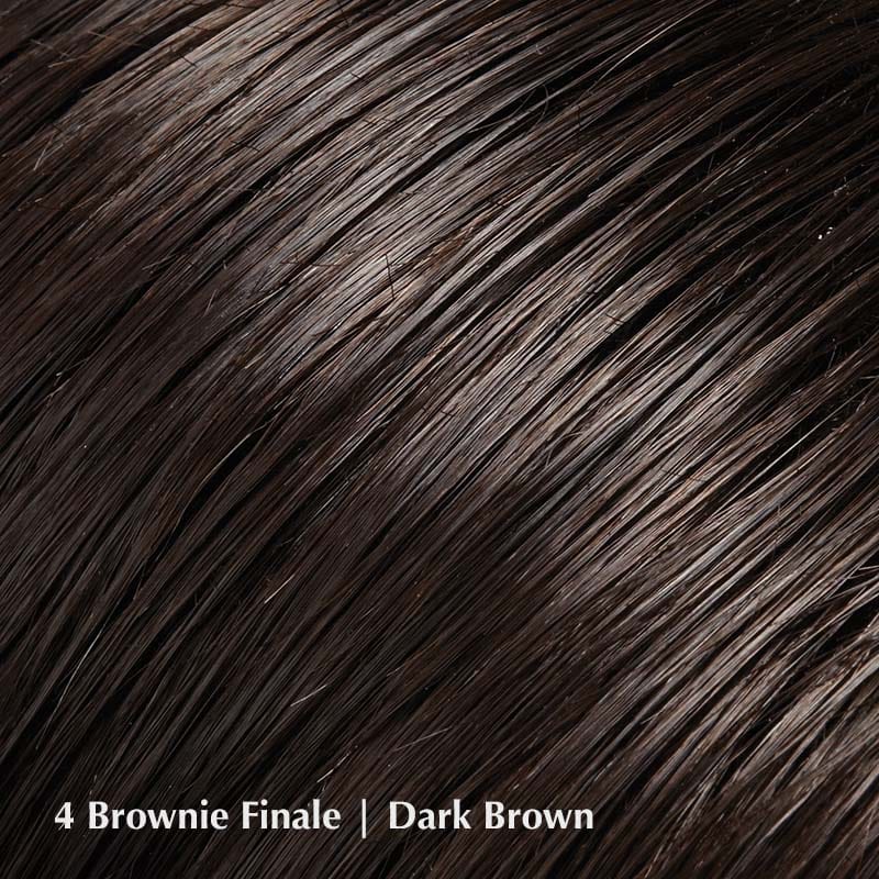 Allure Mono Wig by Jon Renau | Synthetic Wig (Mono Top) Jon Renau Synthetic 4 Brownie Finale / Front: 4.25" | Crown: 4.5" | Sides: 3" | Nape: 2" / Average