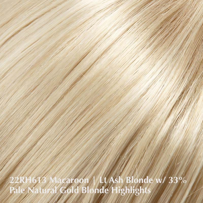 Amanda Wig by Jon Renau | Synthetic Wig (Mono Top) Jon Renau Synthetic 22RH613 Macaroon / Front: 12" | Crown: 17" | Sides: 11" | Nape: 17" / Average
