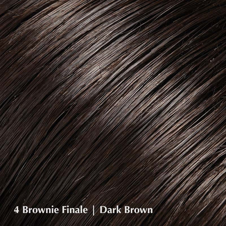 Amanda Wig by Jon Renau | Synthetic Wig (Mono Top) Jon Renau Synthetic 4 Brownie Finale / Front: 12" | Crown: 17" | Sides: 11" | Nape: 17" / Average