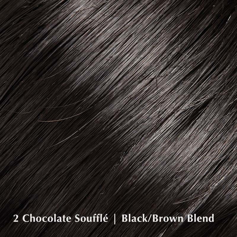 Angelique Wig by Jon Renau | Synthetic Wig (Basic Cap) Jon Renau Synthetic 2 Chocolate Souffle / Front: 4" | Crown: 9.25" | Sides: 9.5" | Nape: 12" / Average