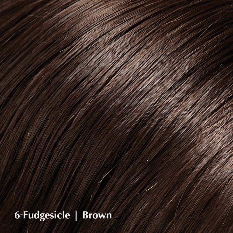 Angelique Wig by Jon Renau | Synthetic Wig (Basic Cap) Jon Renau Synthetic 6 Fudgesicle / Front: 4" | Crown: 9.25" | Sides: 9.5" | Nape: 12" / Average