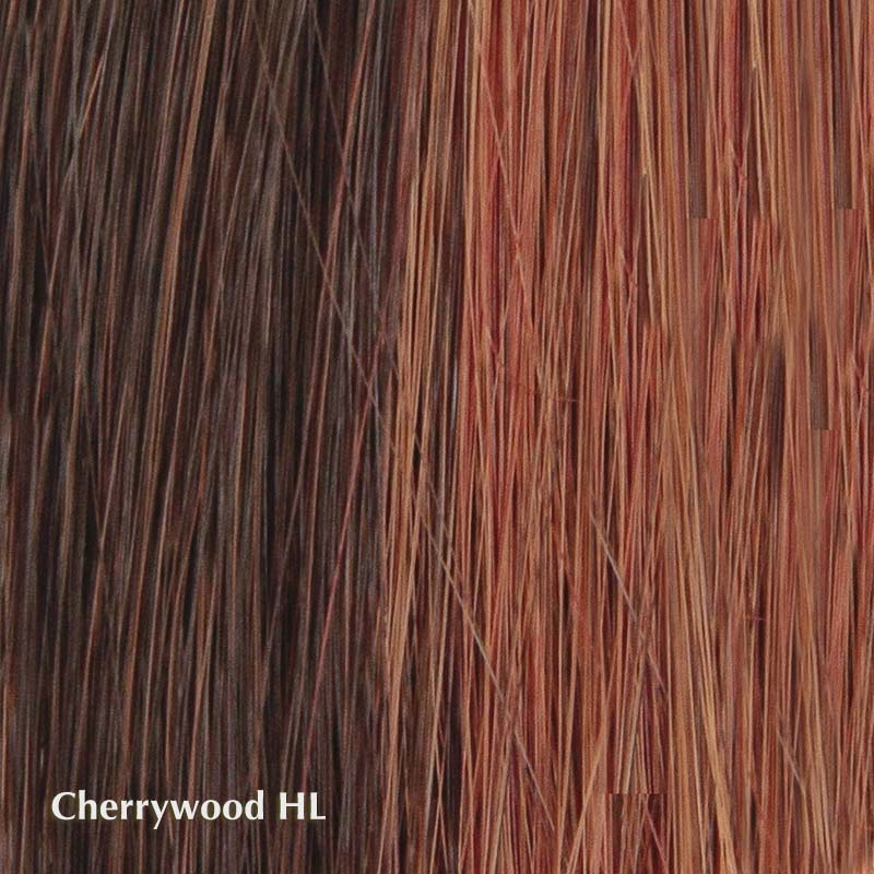 Ashlyn Wig by TressAllure | Synthetic Wig (Basic Cap) TressAllure Synthetic Cherrywood HL / Fringe: 8" | Crown: 17.5” | Nape: 16.5” / Average