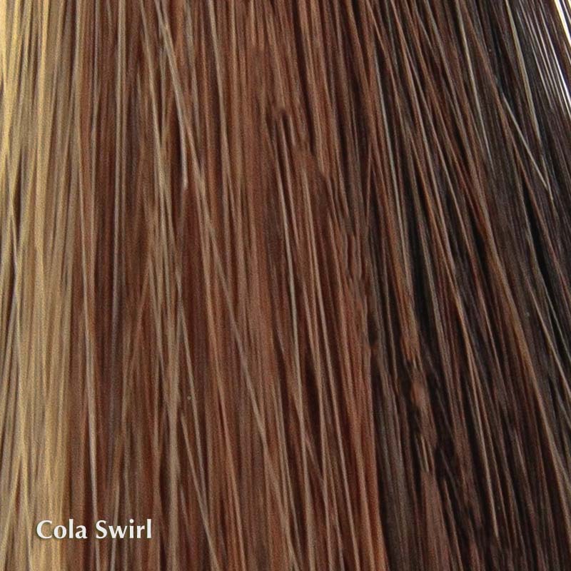 Ashlyn Wig by TressAllure | Synthetic Wig (Basic Cap) TressAllure Synthetic Cola Swirl / Fringe: 8" | Crown: 17.5” | Nape: 16.5” / Average