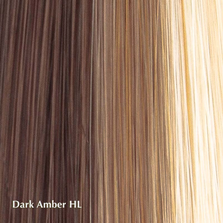 Ashlyn Wig by TressAllure | Synthetic Wig (Basic Cap) TressAllure Synthetic Dark Amber HL / Fringe: 8" | Crown: 17.5” | Nape: 16.5” / Average