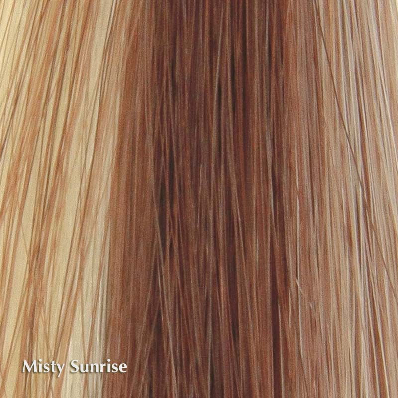 Ashlyn Wig by TressAllure | Synthetic Wig (Basic Cap) TressAllure Synthetic Misty Sunrise / Fringe: 8" | Crown: 17.5” | Nape: 16.5” / Average