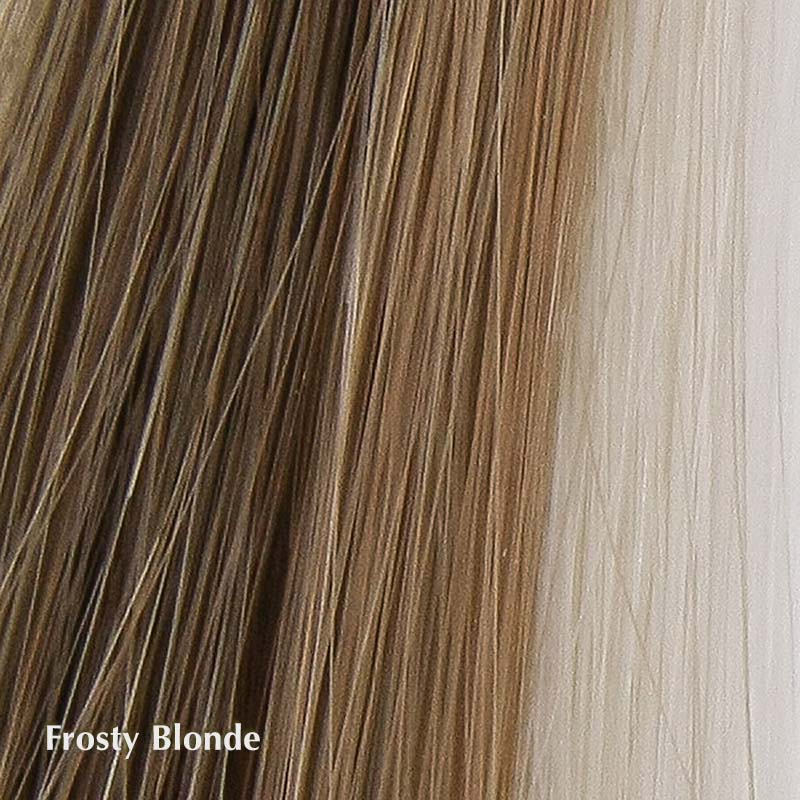 Avery Wig by TressAllure | Synthetic Wig (Basic Cap) TressAllure Synthetic Frosty Blonde HL / Fringe: 6.75" | Crown: 9” | Nape: 8” / Average