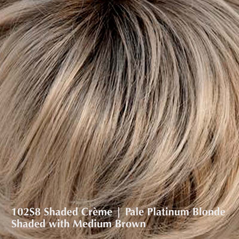 Blair Wig by Jon Renau | Synthetic Wig (Basic Cap) Jon Renau Synthetic 102S8 Shaded Creme / Front: 3.75" | Crown: 10.25" | Sides: 7" | Nape: 2.75" / Average